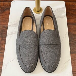 FRANCO SARTO Hudley Men’s Wool Blend Gray Loafers Size 11M
